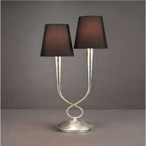 Lampada da tavolo 2 luci Paola