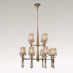 Lampadario 12 luci Tiffany