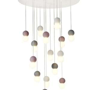 Sospensione circolare sfere Galaxia - Diametro cm. 90