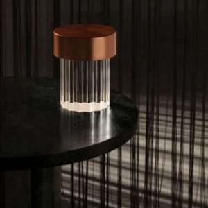 Lampada ricaricabile Last Order Fluted Clear